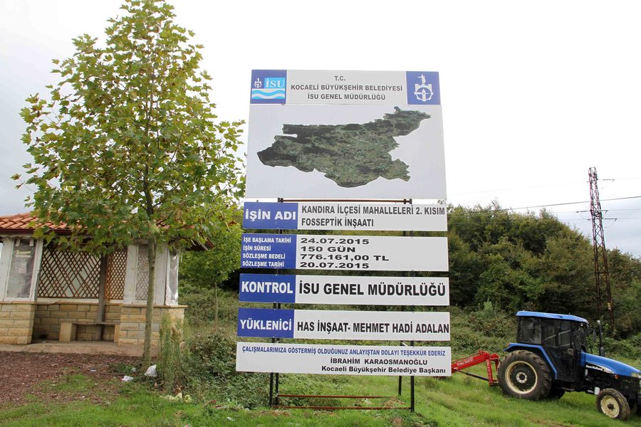 KANDIRA’DA 42 MAHALLEDE FOSSEPTİK YAPILIYOR