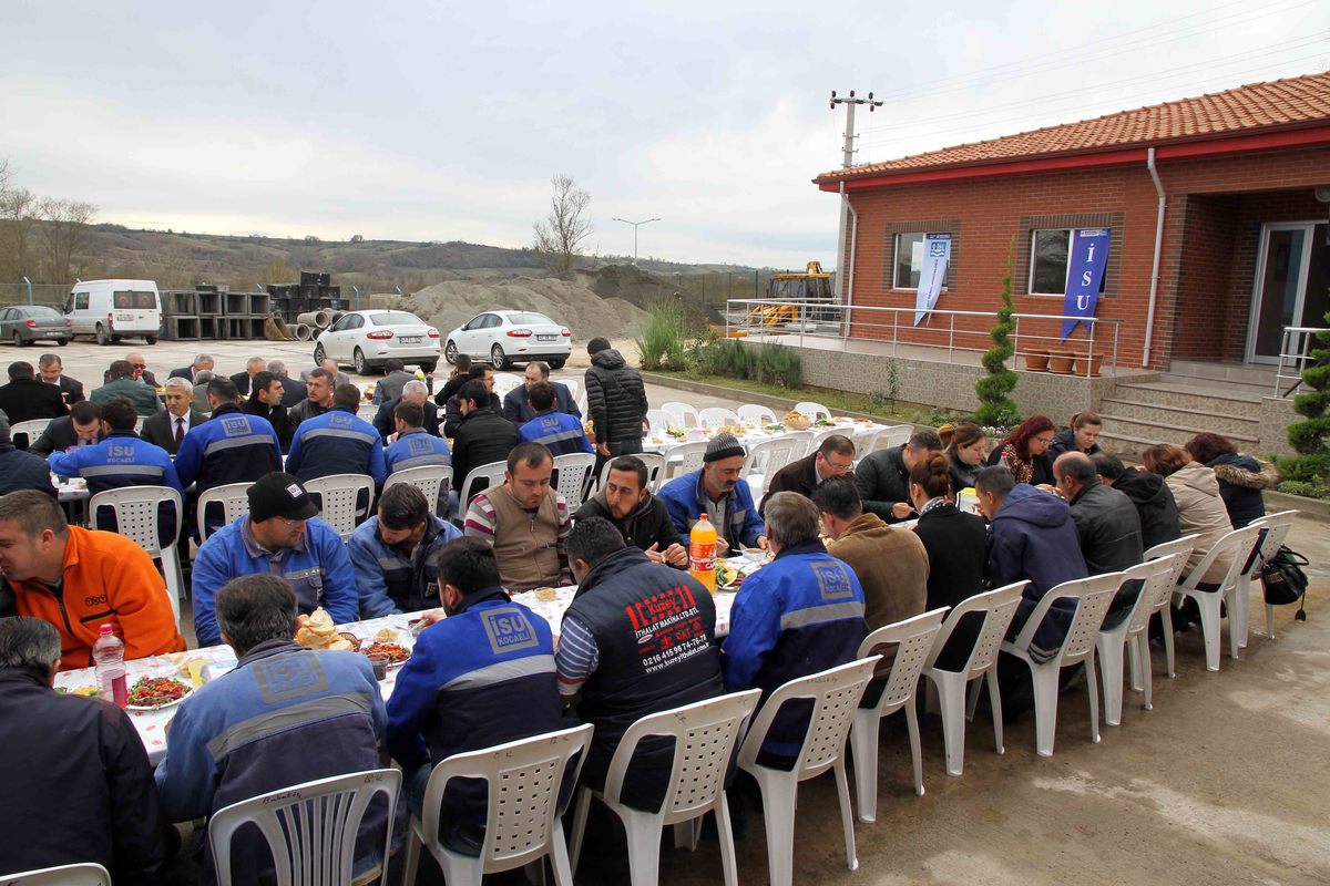 İSU KANDIRA ŞANTİYESİNDE BALIK PROGRAMI
