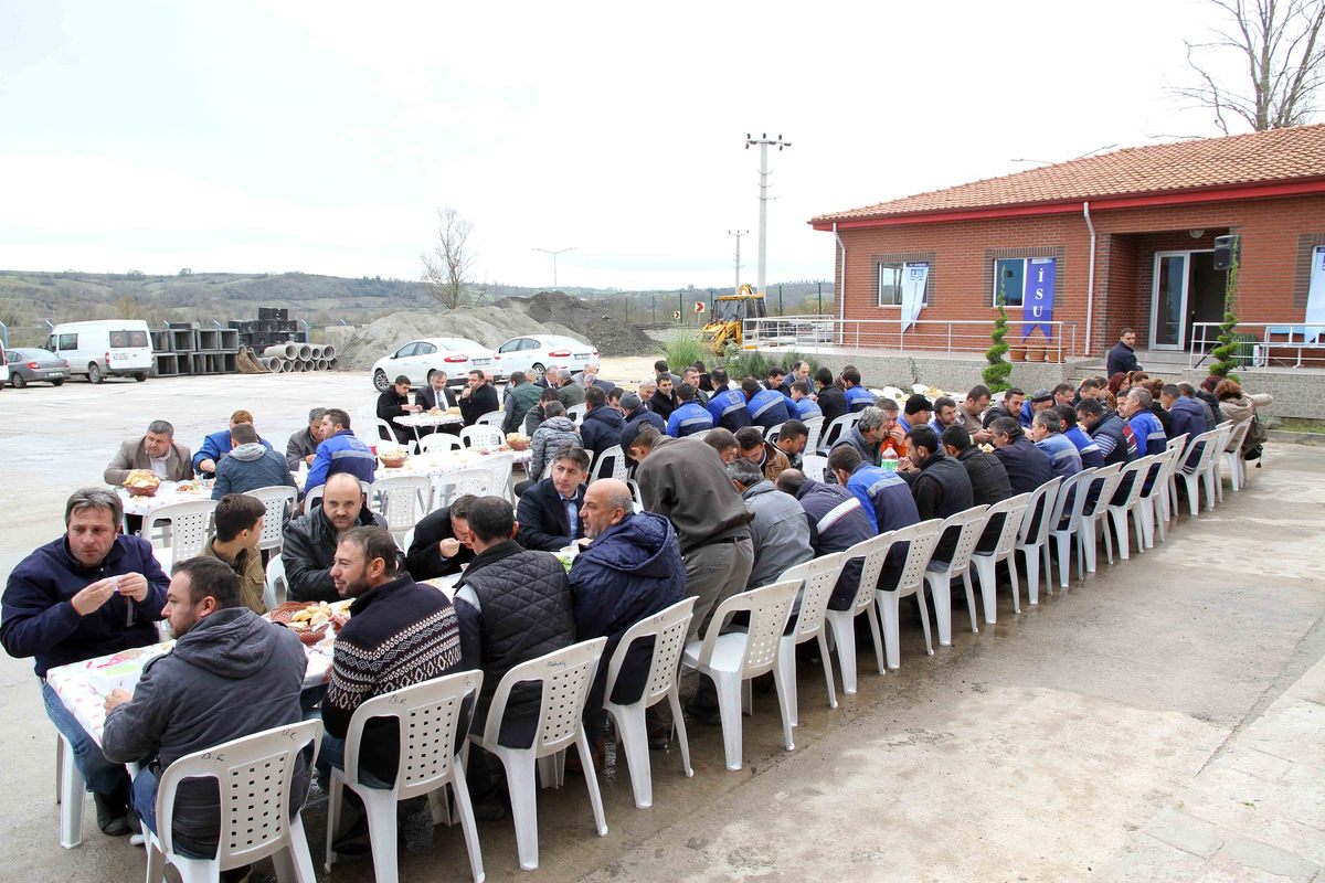İSU KANDIRA ŞANTİYESİNDE BALIK PROGRAMI
