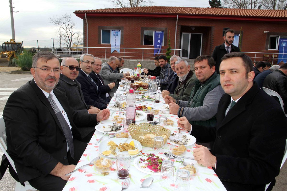 İSU KANDIRA ŞANTİYESİNDE BALIK PROGRAMI