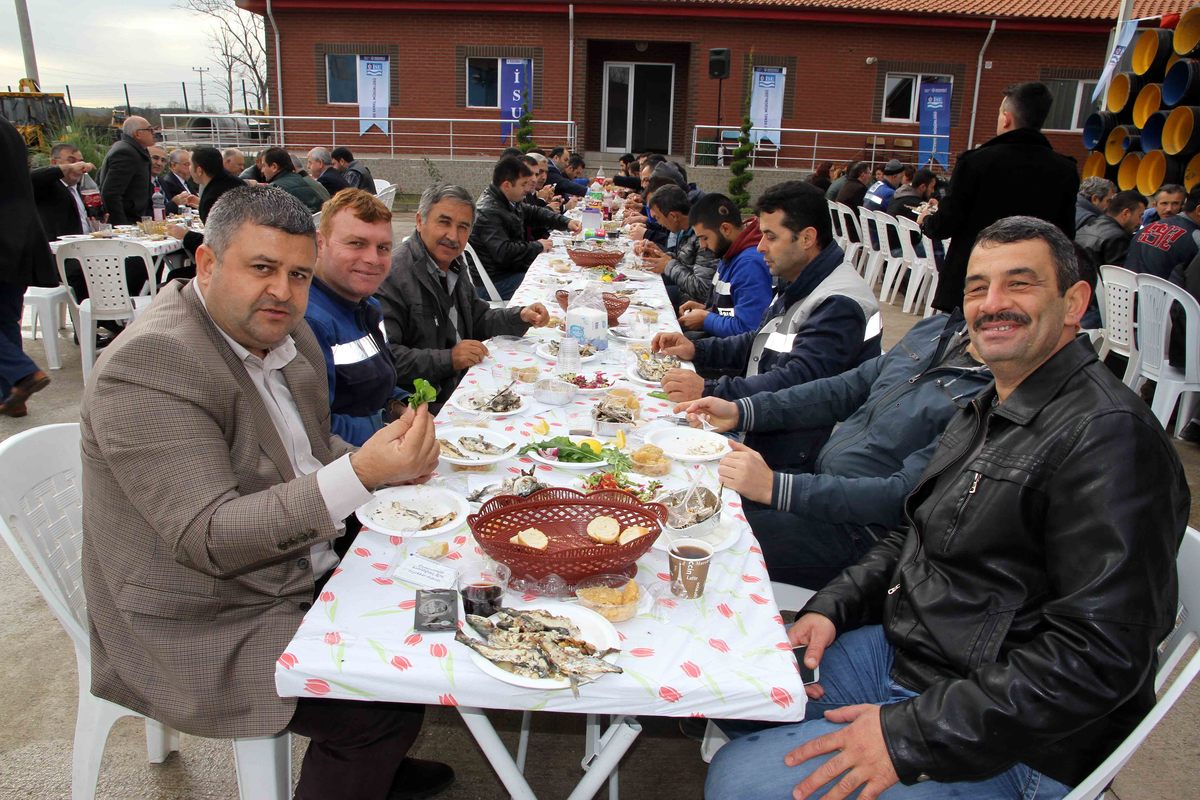 İSU KANDIRA ŞANTİYESİNDE BALIK PROGRAMI