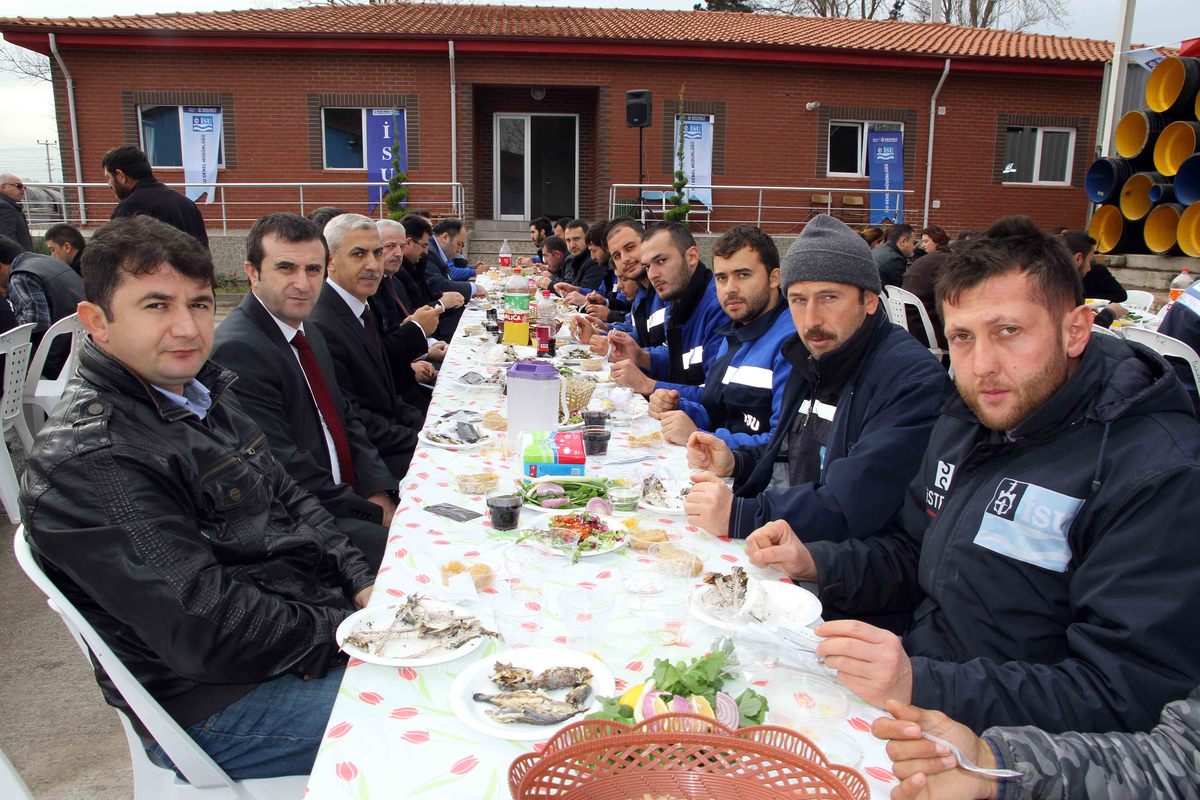İSU KANDIRA ŞANTİYESİNDE BALIK PROGRAMI