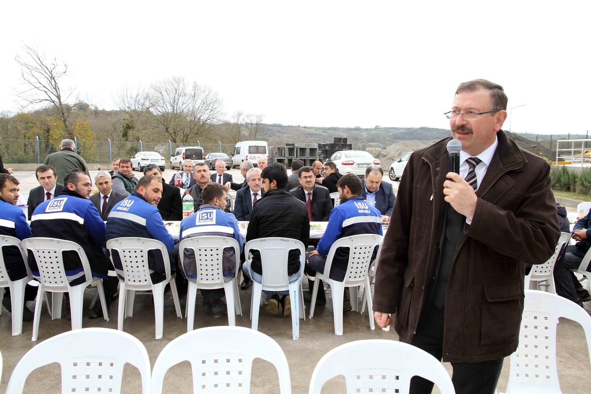 İSU KANDIRA ŞANTİYESİNDE BALIK PROGRAMI