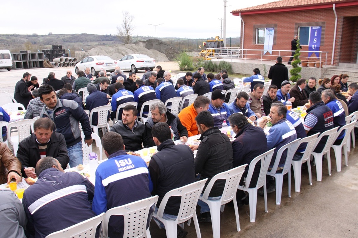 İSU KANDIRA ŞANTİYESİNDE BALIK PROGRAMI