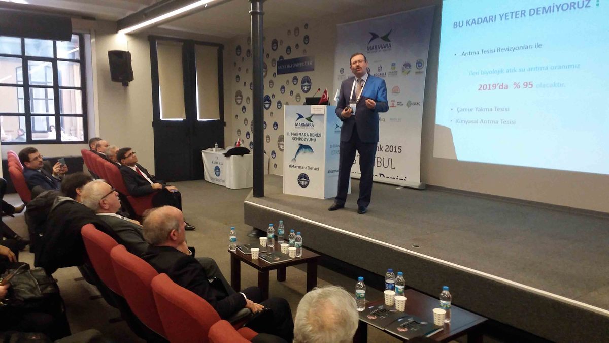 İSU, MARMARA DENİZİ SEMPOZYUMUNDA  PROJELERİNİ ANLATTI