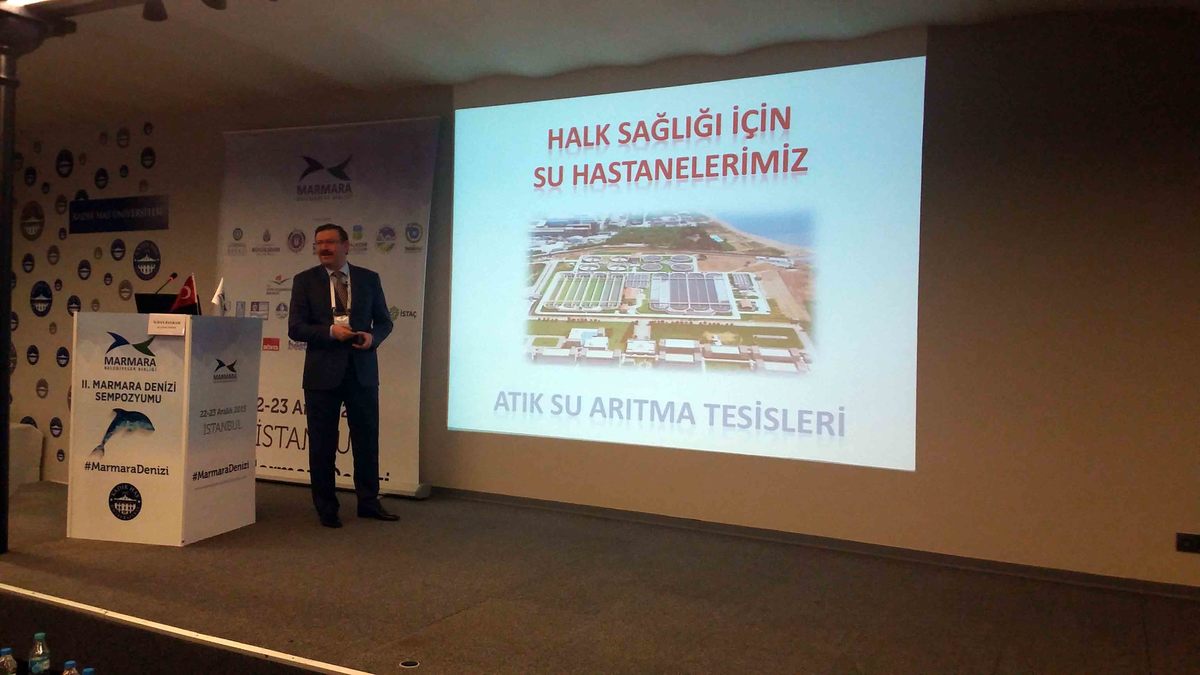 İSU, MARMARA DENİZİ SEMPOZYUMUNDA  PROJELERİNİ ANLATTI