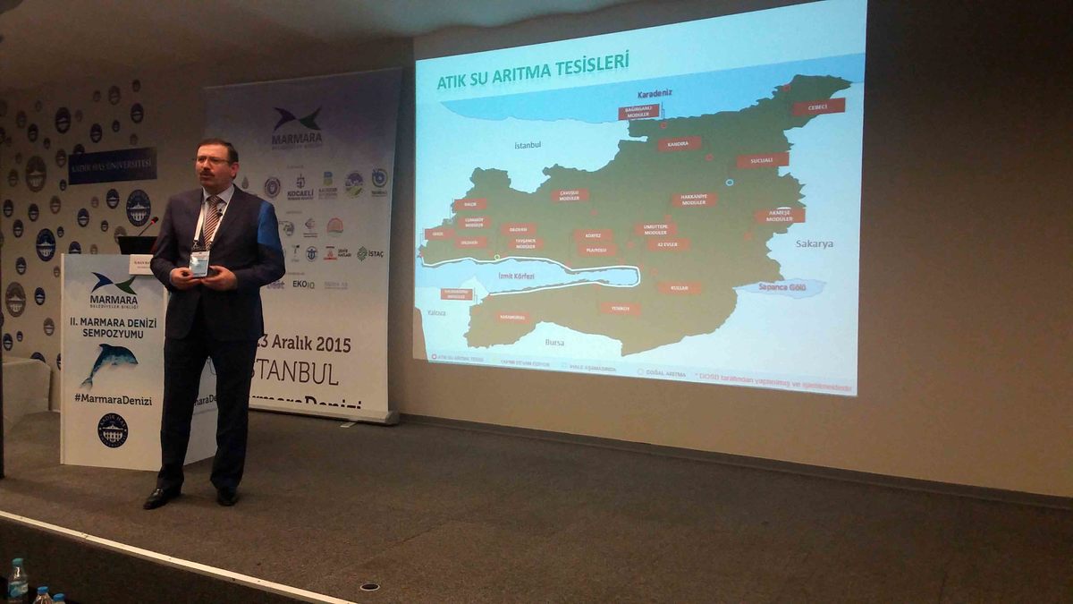 İSU, MARMARA DENİZİ SEMPOZYUMUNDA  PROJELERİNİ ANLATTI