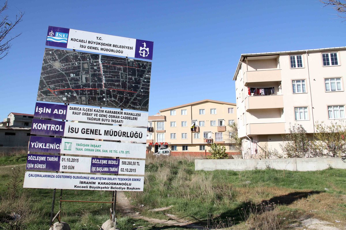 DARICA KAZIM KARABEKİR MAHALLESİ’NDE YAĞMURSUYU HATTI