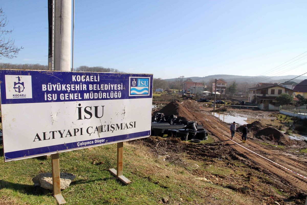 KANDIRA SEYREK VE SARISU’DA SAĞLIKLI ALTYAPI VE ARITMA TESİSLERİ İNŞA EDİLİYOR.