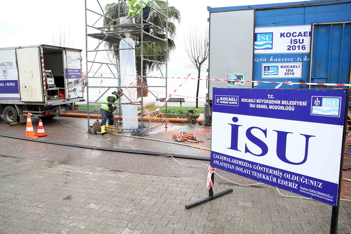 İSU’DAN BİR İLK DAHA; KAZISIZ TEKNOLOJİ İLE KANAL/BORU YENİLEMESİ