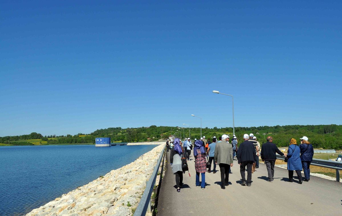 İMO KOCAELİ, İSU KANDIRA BARAJ VE TESİSLERİNİ İNCELEDİ