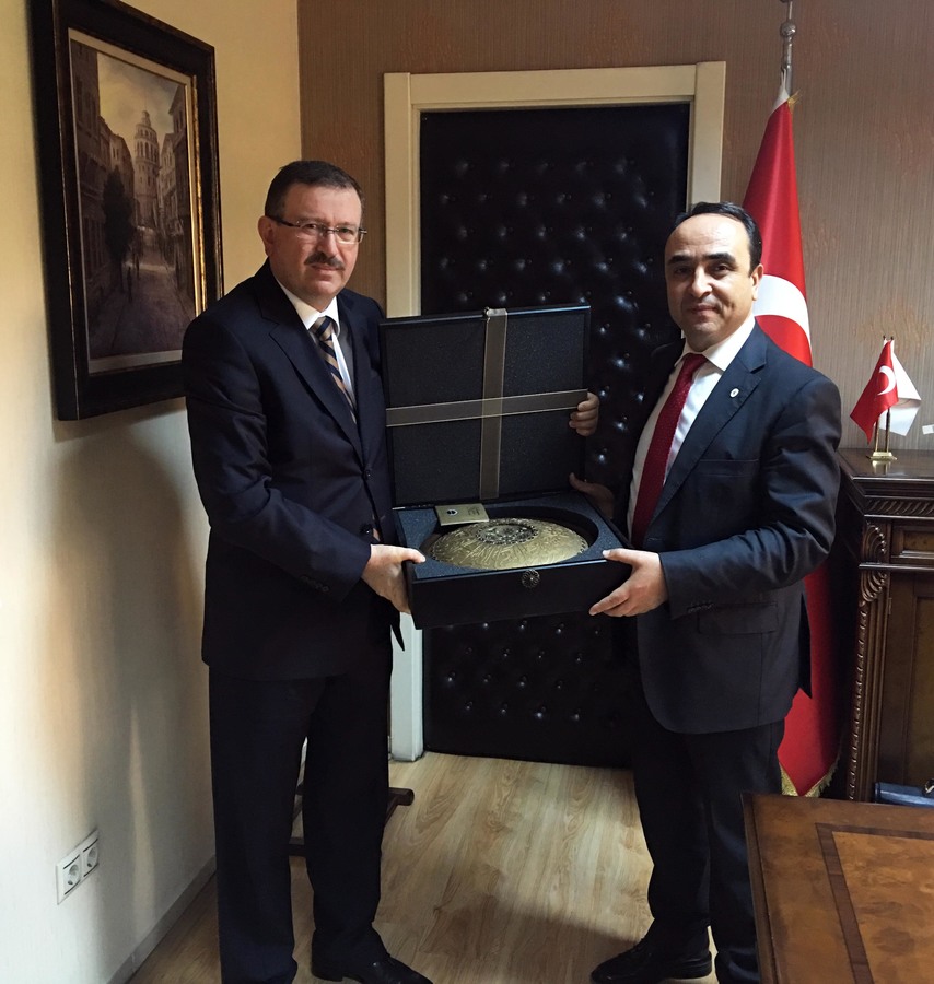 İSU GENEL MÜDÜRÜNDEN MÜSTEŞAR’A HAYIRLI OLSUN ZİYARETİ