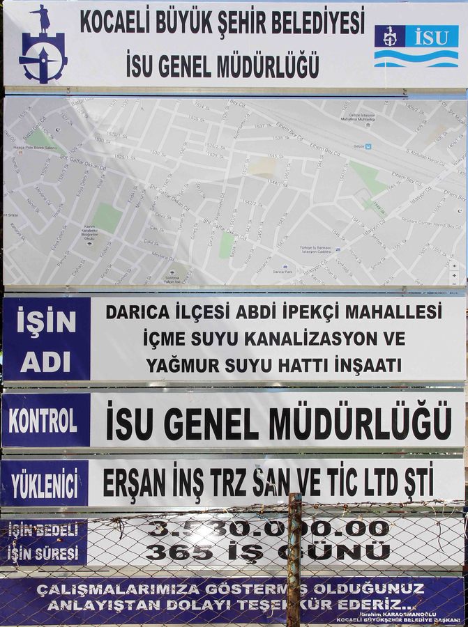 DARICA ABDİ İPEKÇİ MAHALLESİNDE ALTYAPI YENİLENİYOR