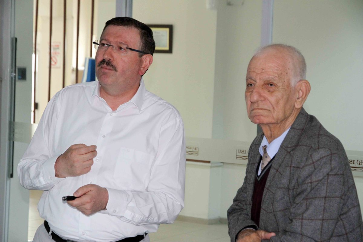 İSU GENEL MÜDÜRÜ, 60 YILLIK TECRÜBELİ MÜHENDİSİ AĞIRLADI
