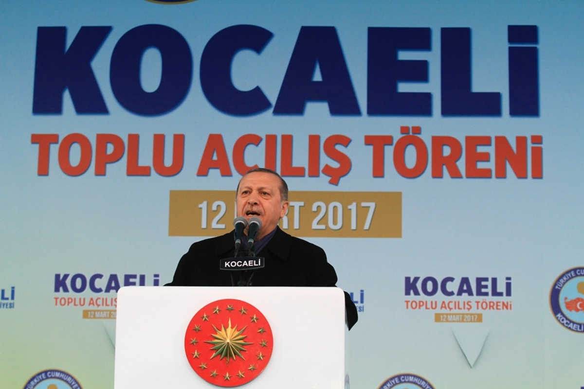 CUMHURBAŞKANI ERDOĞAN: KOCAELİ ADETA ŞAHA KALKTI