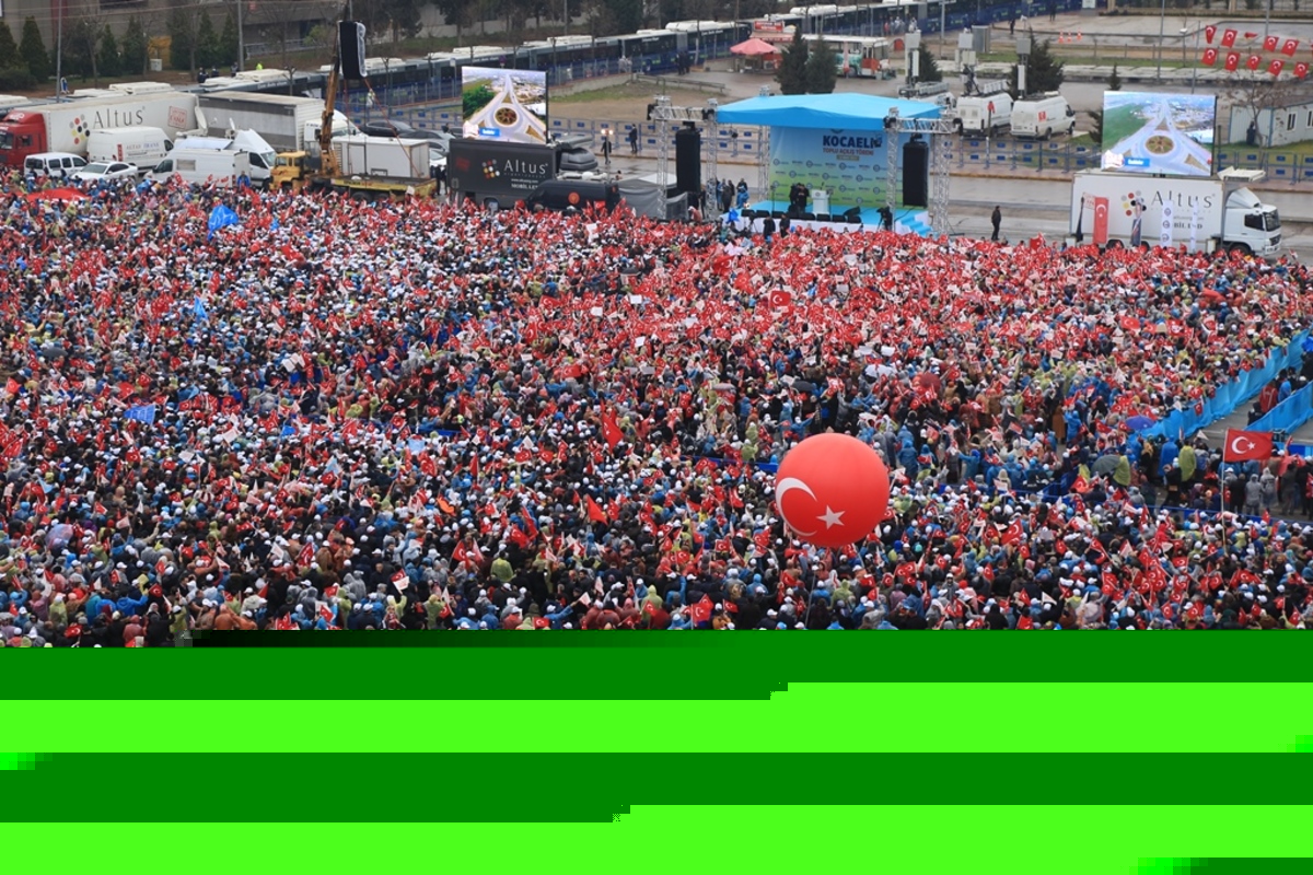 CUMHURBAŞKANI ERDOĞAN: KOCAELİ ADETA ŞAHA KALKTI