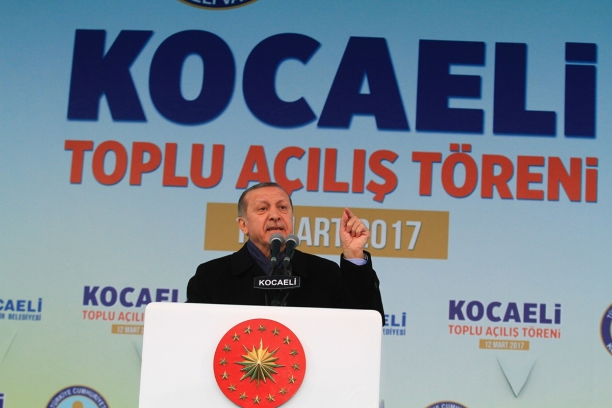 CUMHURBAŞKANI ERDOĞAN: KOCAELİ ADETA ŞAHA KALKTI