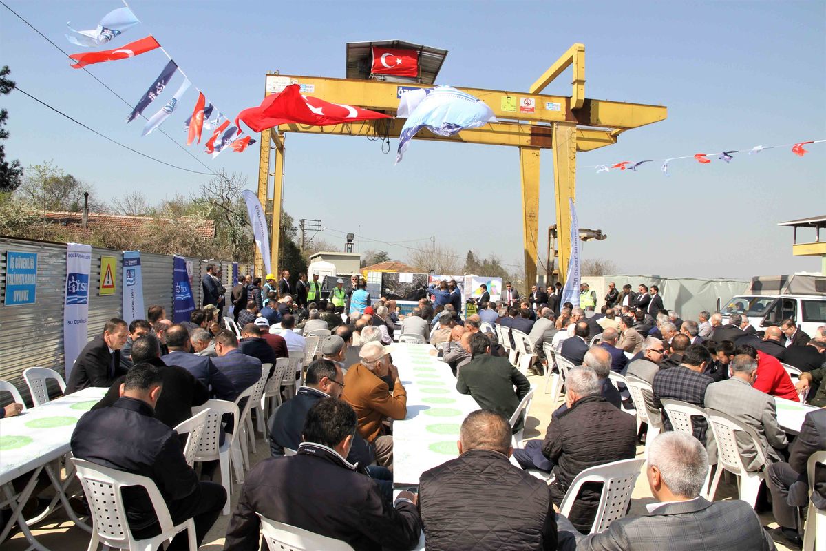 BAŞKAN İBRAHİM KARAOSMANOĞLU,”ALTYAPIYA VURULAN SON MÜHÜR”