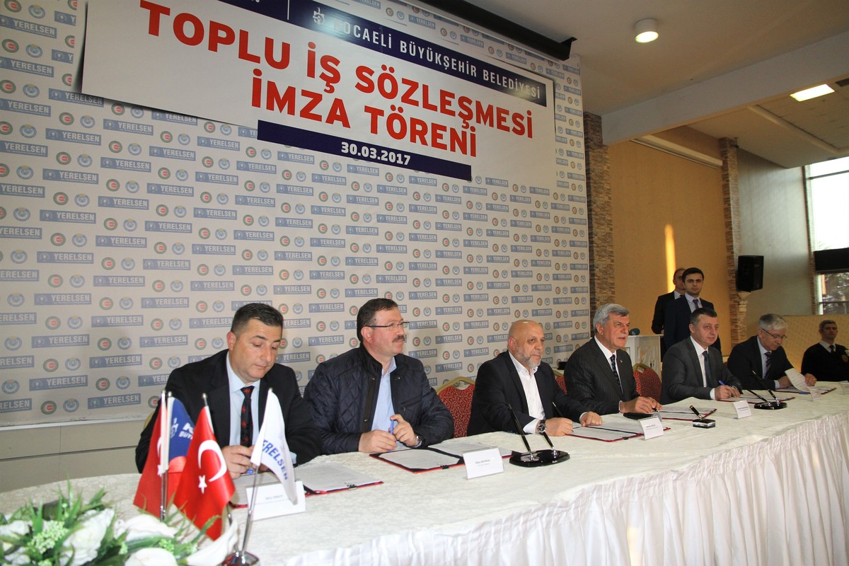 BÜYÜKŞEHİR ve İSU’DA TOPLU İŞ SÖZLEŞMESİ İMZALANDI