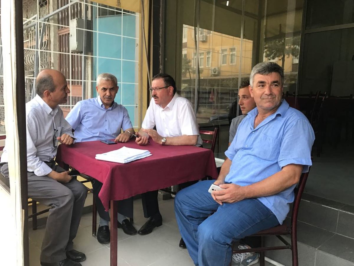GENEL SEKRETER BAYRAM, ALTYAPI ÇALIŞMALARINI YERİNDE İNCELEDİ.  