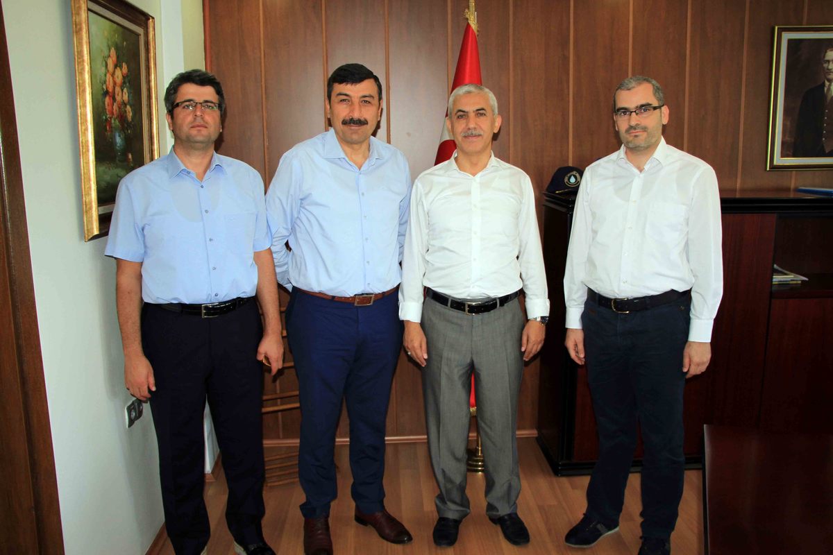 İSU GENEL MÜDÜRÜ ALİ SAĞLIK’A ZİYARETLER SÜRÜYOR