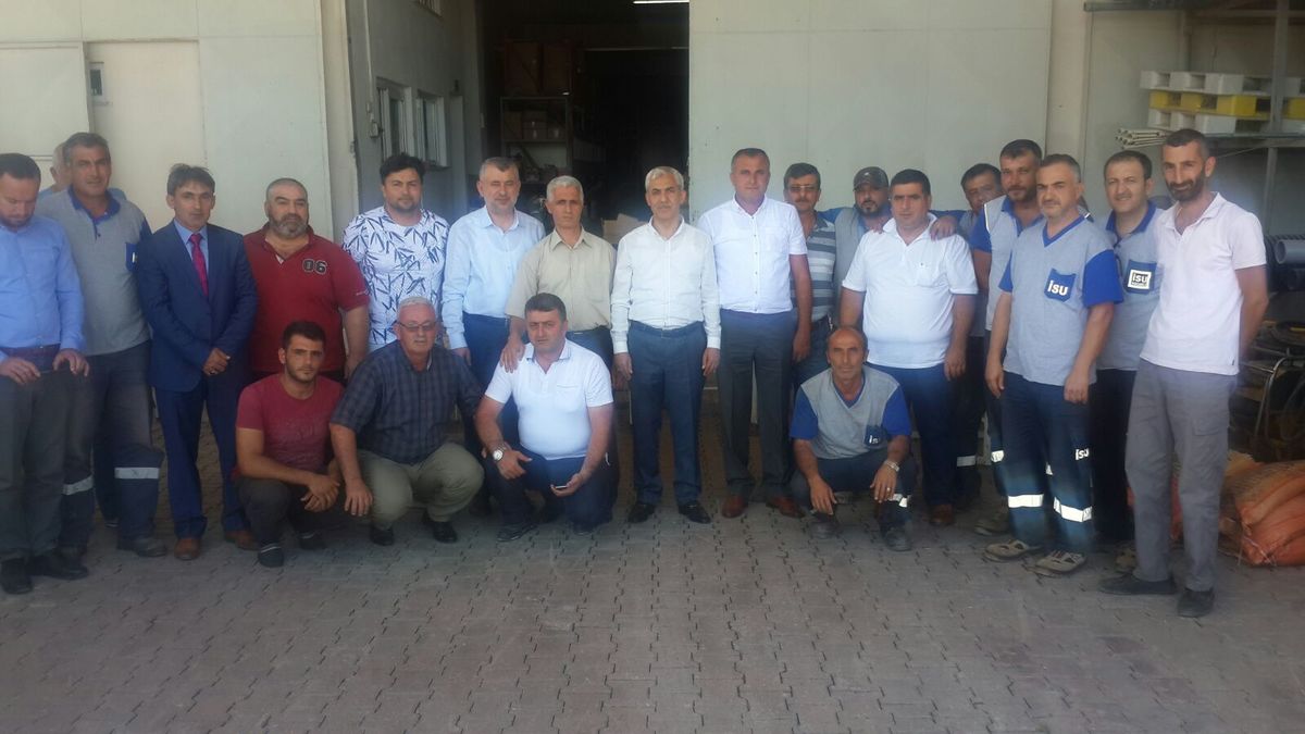 GENEL MÜDÜR ALİ SAĞLIK, GÖREV BAŞINDAKİ EKİPLERLE BAYRAMLAŞTI.