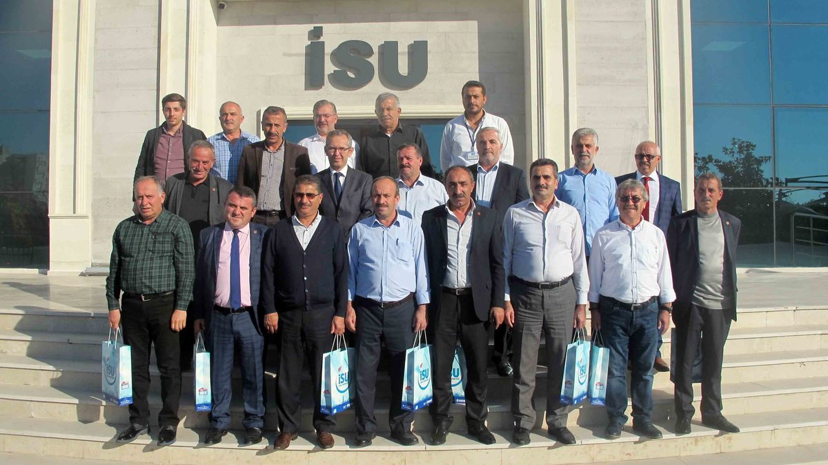 KARTEPE MAHALLE MUHTARLARI İSU TESİSLERİNİ YERİNDE İNCELEDİ.