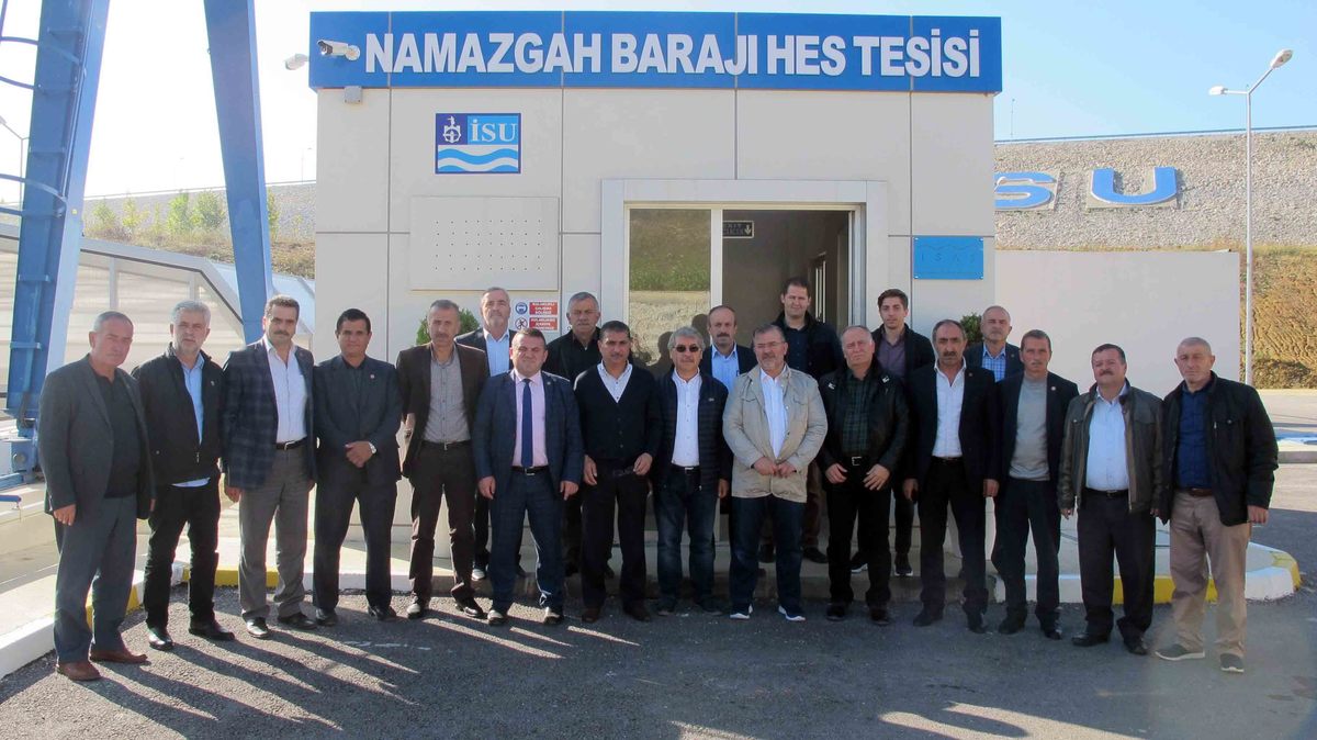 KARTEPE MAHALLE MUHTARLARI İSU TESİSLERİNİ YERİNDE İNCELEDİ.
