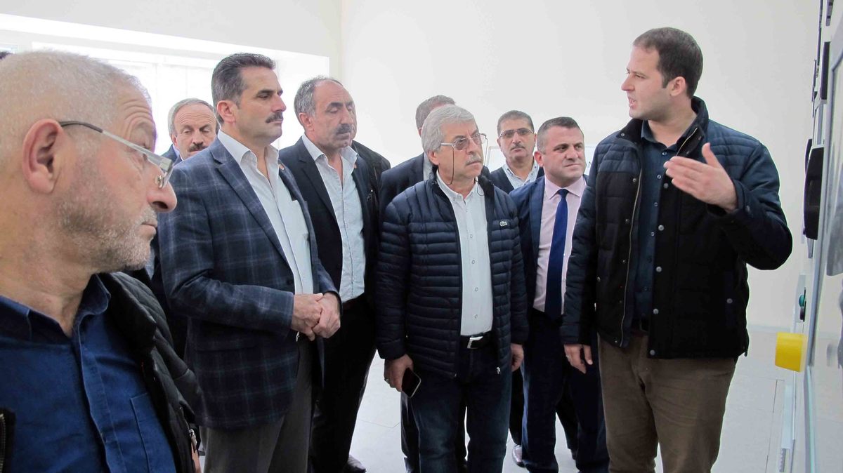 KARTEPE MAHALLE MUHTARLARI İSU TESİSLERİNİ YERİNDE İNCELEDİ.