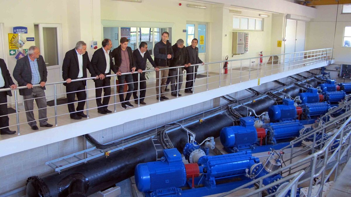 KARTEPE MAHALLE MUHTARLARI İSU TESİSLERİNİ YERİNDE İNCELEDİ.