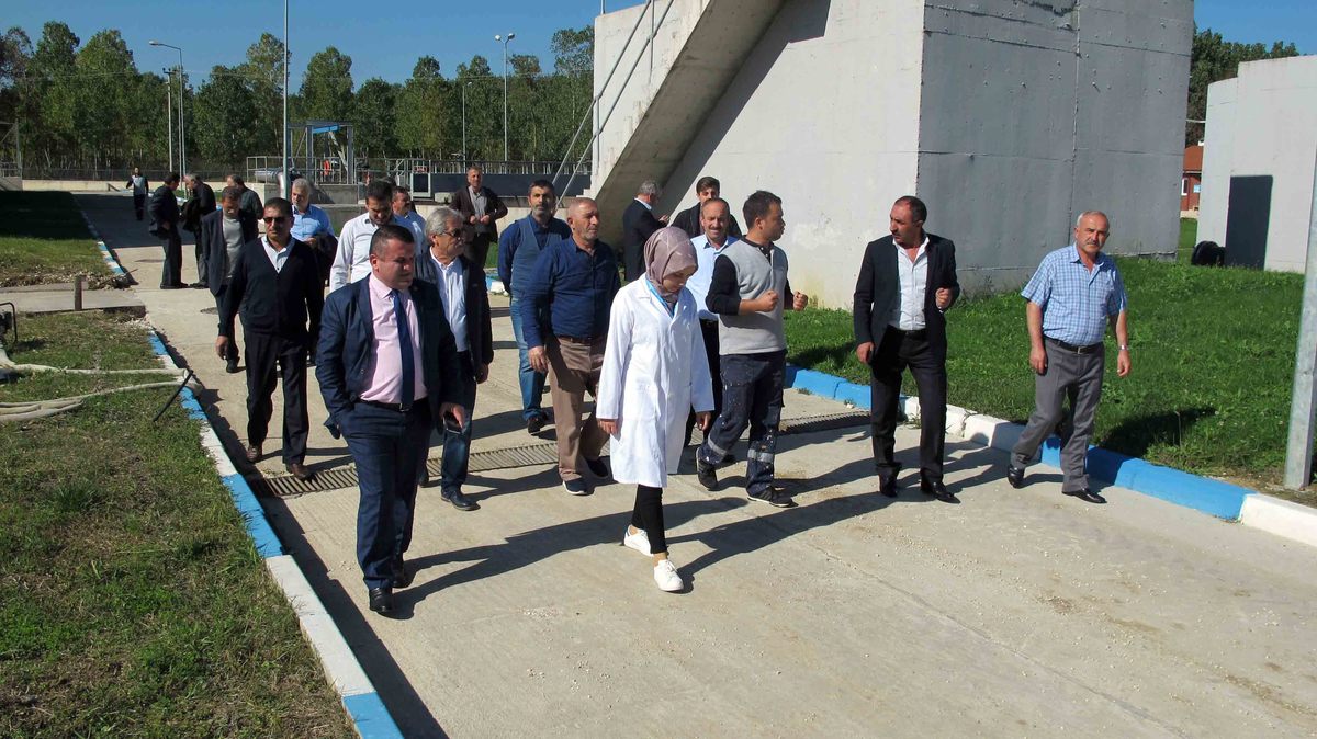 KARTEPE MAHALLE MUHTARLARI İSU TESİSLERİNİ YERİNDE İNCELEDİ.