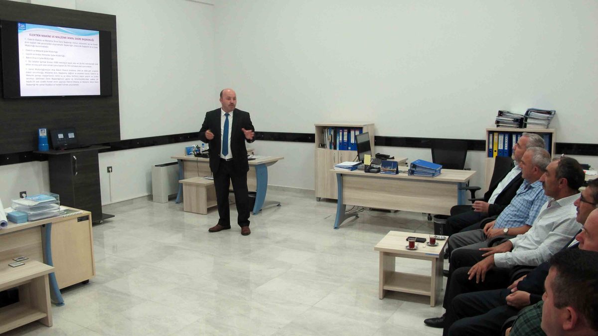 KARTEPE MAHALLE MUHTARLARI İSU TESİSLERİNİ YERİNDE İNCELEDİ.