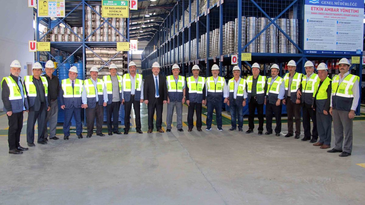 KARTEPE MAHALLE MUHTARLARI İSU TESİSLERİNİ YERİNDE İNCELEDİ.