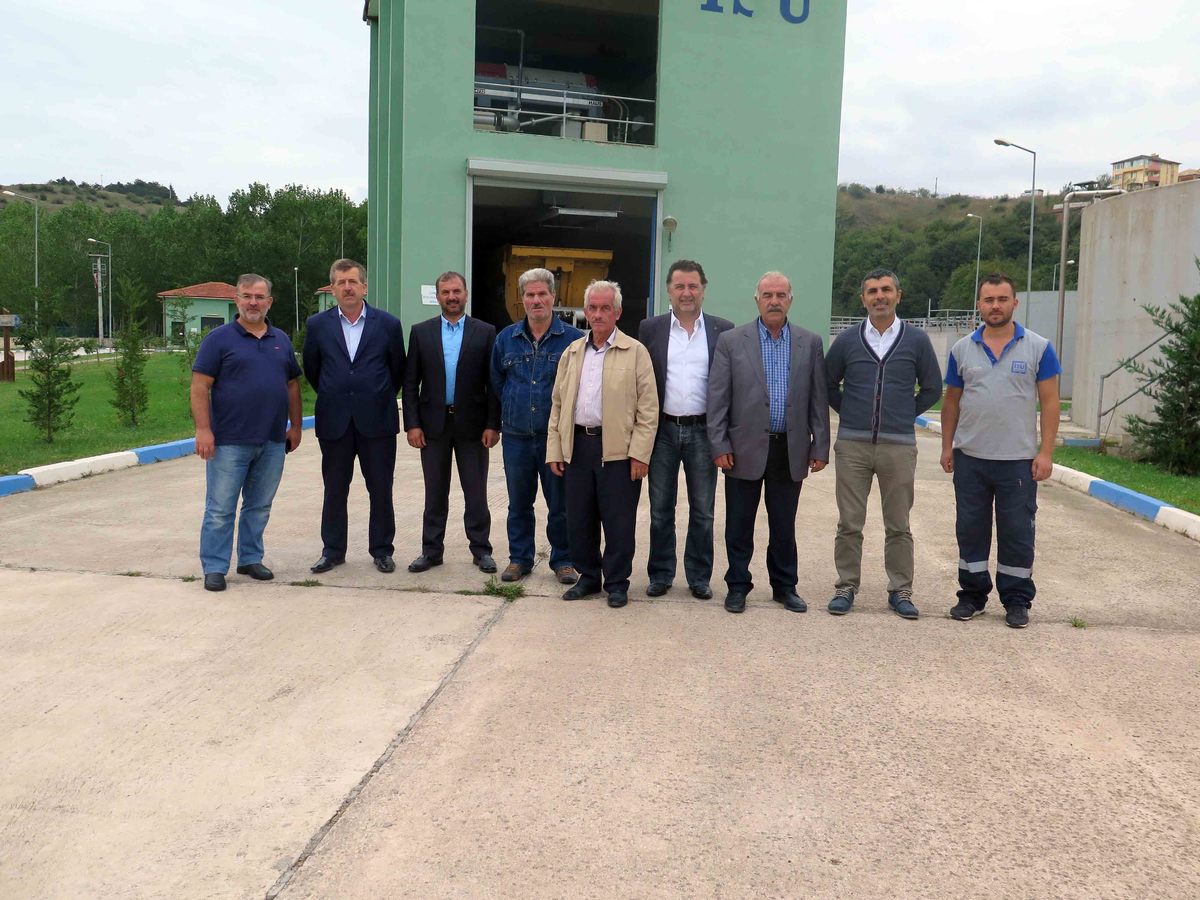 MUHTARLAR İSU GENEL MÜDÜRLÜĞÜ’NÜN TESİSLERİNİ YERİNDE İNCELİYOR.