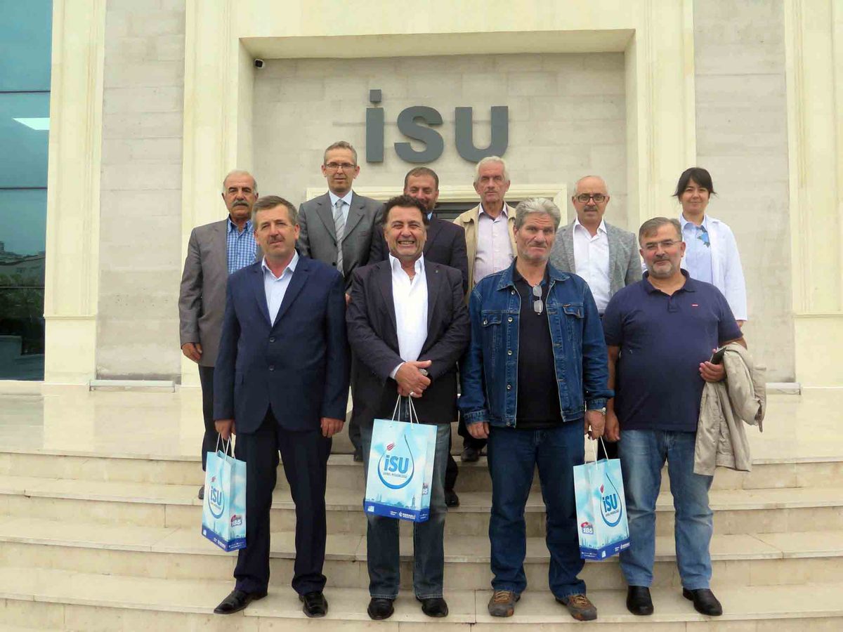 MUHTARLAR İSU GENEL MÜDÜRLÜĞÜ’NÜN TESİSLERİNİ YERİNDE İNCELİYOR.