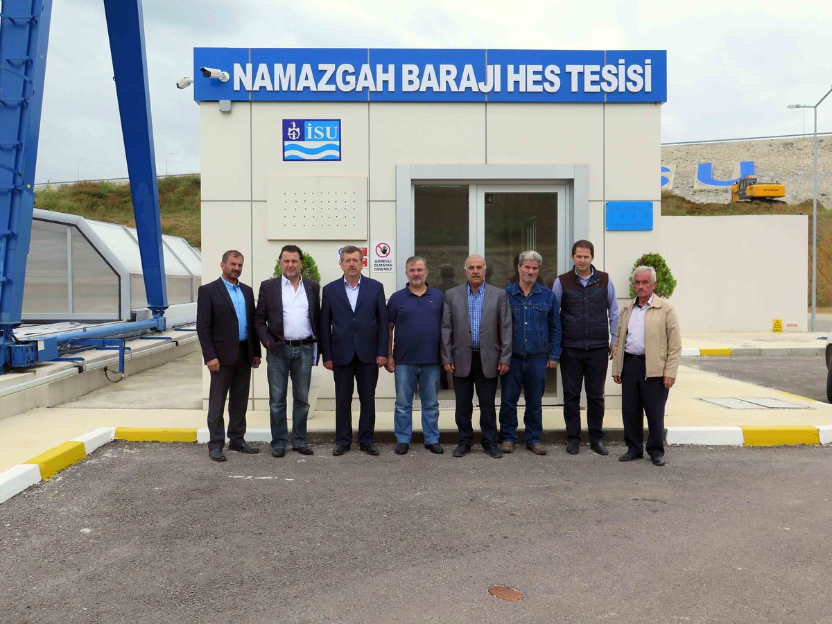 MUHTARLAR İSU GENEL MÜDÜRLÜĞÜ’NÜN TESİSLERİNİ YERİNDE İNCELİYOR.