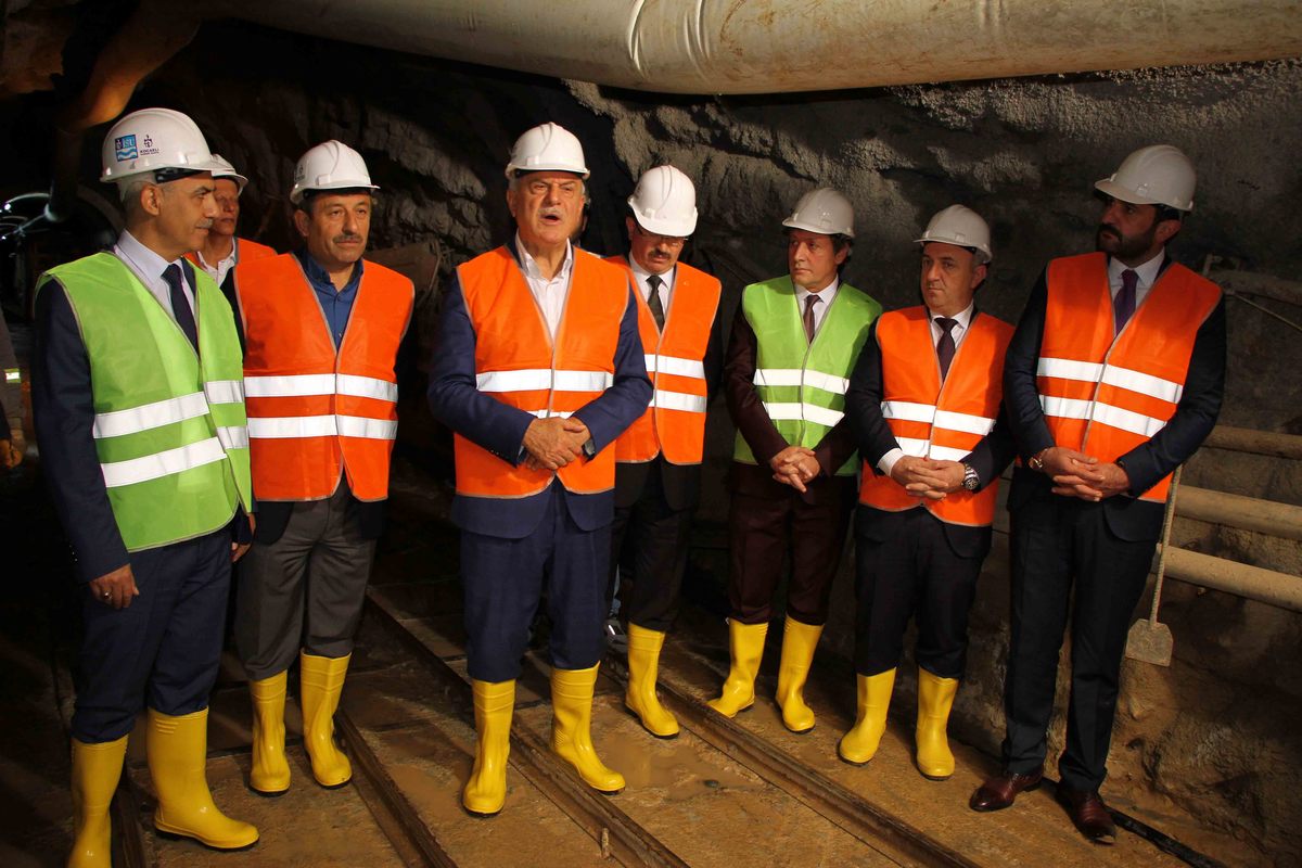 GEBZE METROSUNDA SAHAYA İNİLDİ / DARICA ATIKSU TÜNELİ İNCELENDİ