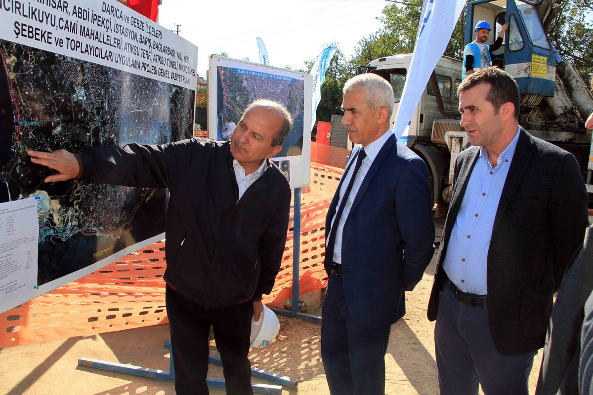 GEBZE METROSUNDA SAHAYA İNİLDİ / DARICA ATIKSU TÜNELİ İNCELENDİ