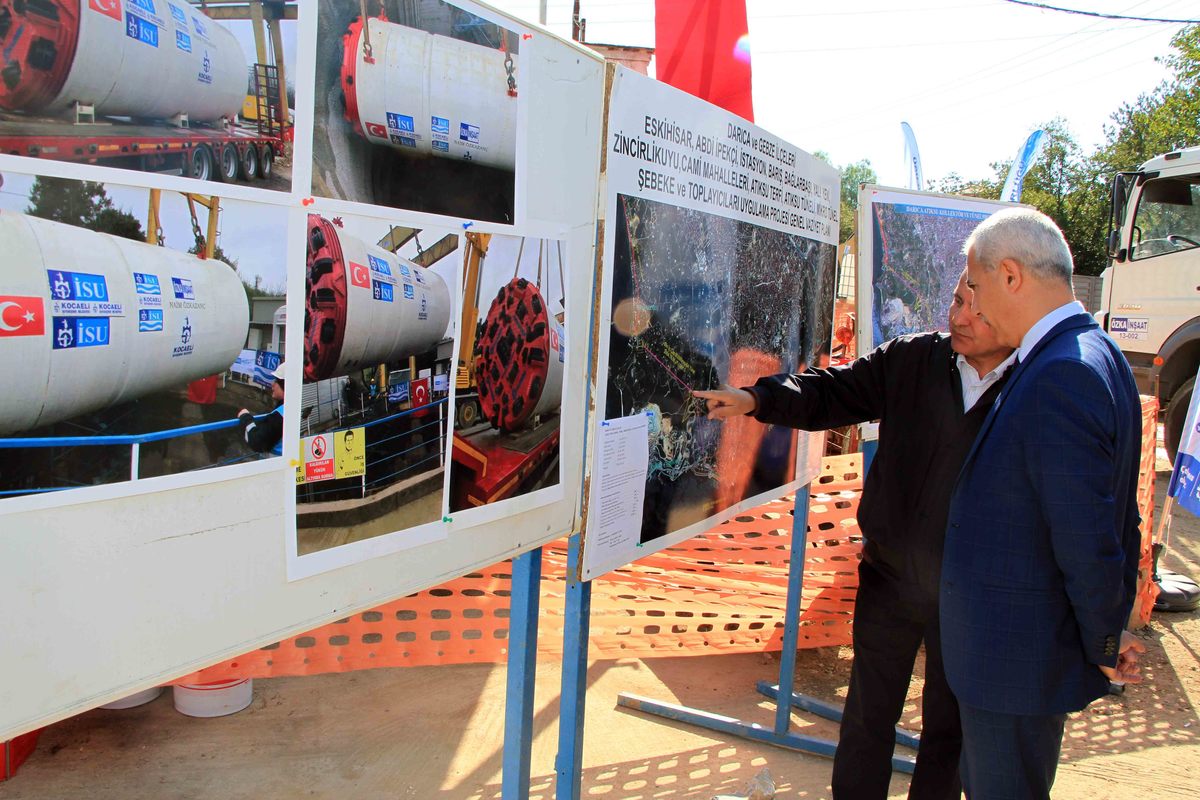 GEBZE METROSUNDA SAHAYA İNİLDİ / DARICA ATIKSU TÜNELİ İNCELENDİ