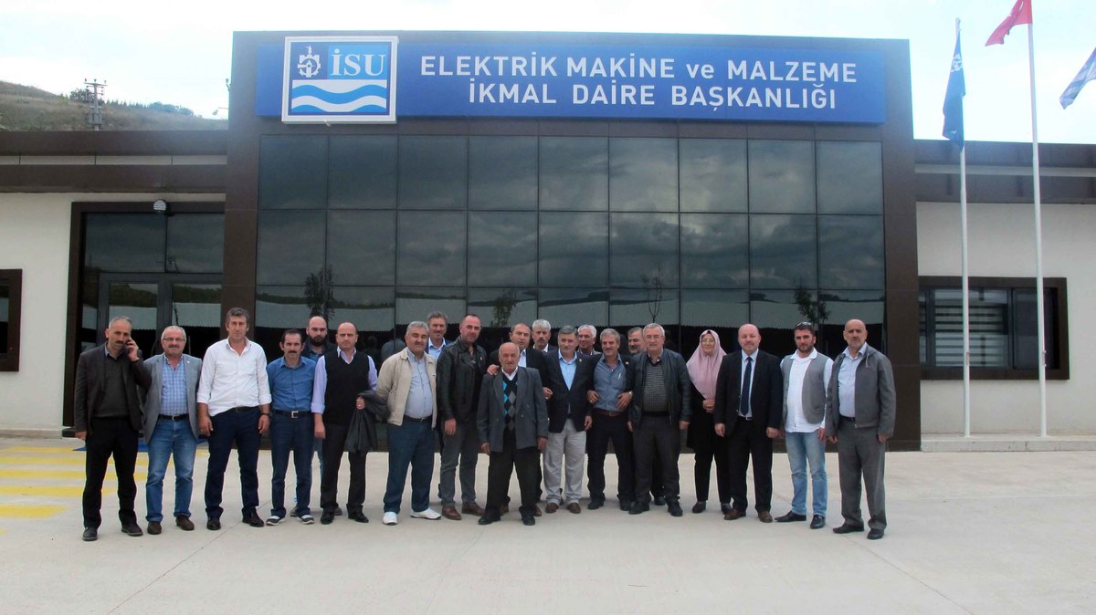 BAŞİSKELE MAHALLE MUHTARLARI İSU YATIRIMLARINI YERİNDE İNCELEDİ.