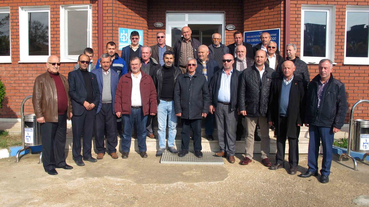 İZMİT MAHALLE MUHTARLARI YATIRIMLARI GEZDİ