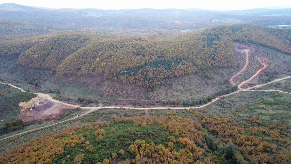 GEBZE OVACIK KOVALIDERE GÖLETİ İNŞA EDİLİYOR