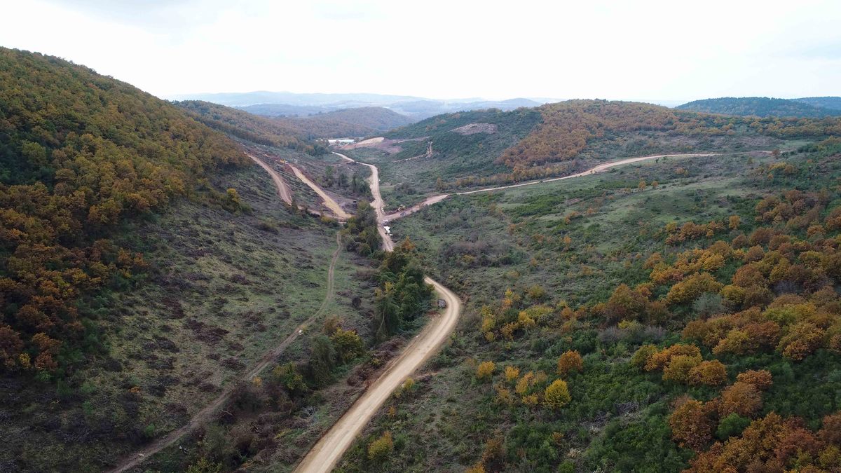 GEBZE OVACIK KOVALIDERE GÖLETİ İNŞA EDİLİYOR