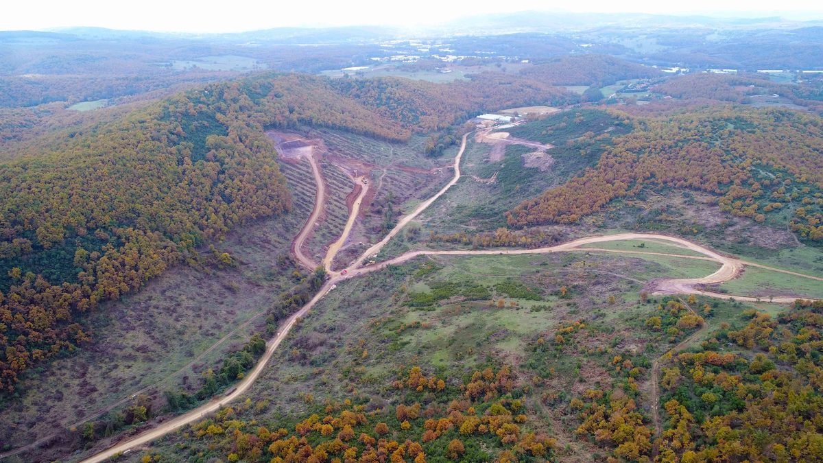 GEBZE OVACIK KOVALIDERE GÖLETİ İNŞA EDİLİYOR