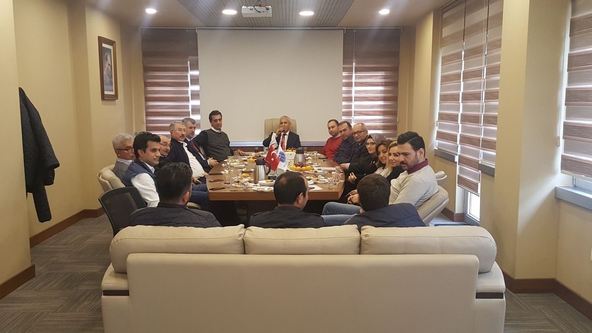 İSU GENEL MÜDÜRÜ ALİ SAĞLIK’TAN İMO’YA ZİYARET