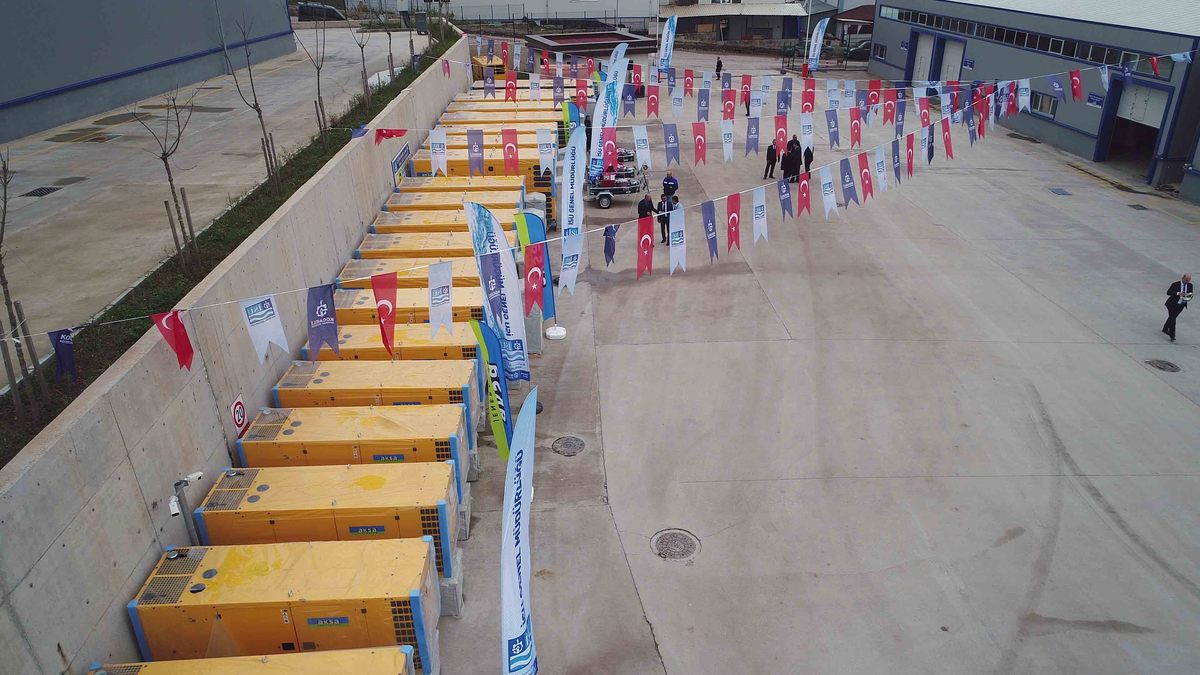 İSU KIŞ HAZIRLIKLARINI TAMAMLADI: 23 ADET JENERATÖR VE 3 ADET MOTOPOMP ALDI.
