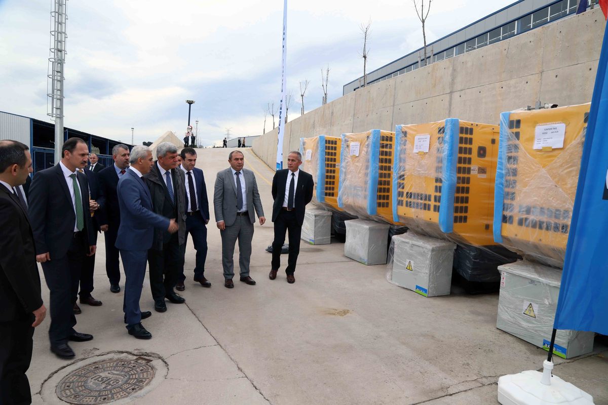 İSU KIŞ HAZIRLIKLARINI TAMAMLADI: 23 ADET JENERATÖR VE 3 ADET MOTOPOMP ALDI.