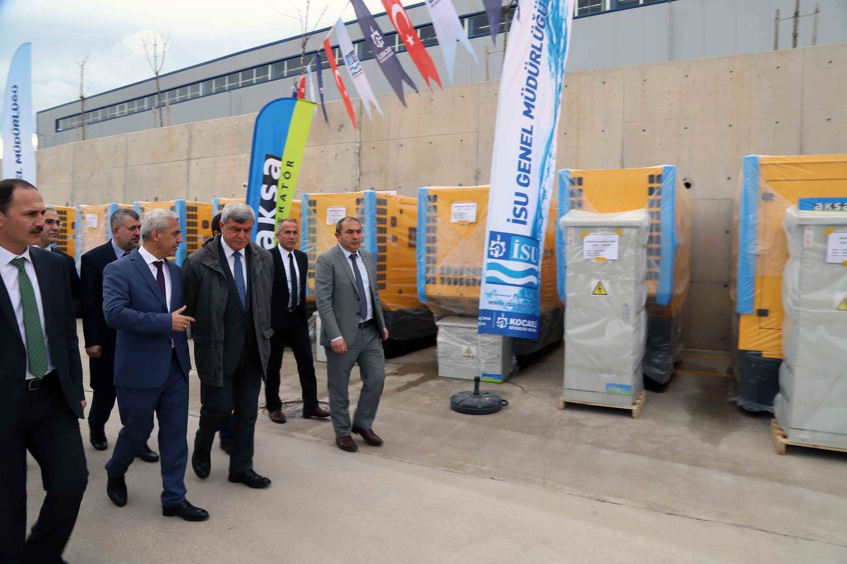 İSU KIŞ HAZIRLIKLARINI TAMAMLADI: 23 ADET JENERATÖR VE 3 ADET MOTOPOMP ALDI.