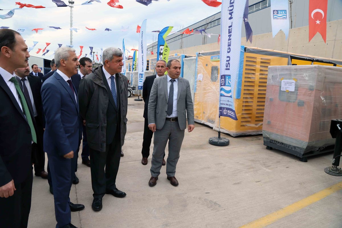 İSU KIŞ HAZIRLIKLARINI TAMAMLADI: 23 ADET JENERATÖR VE 3 ADET MOTOPOMP ALDI.
