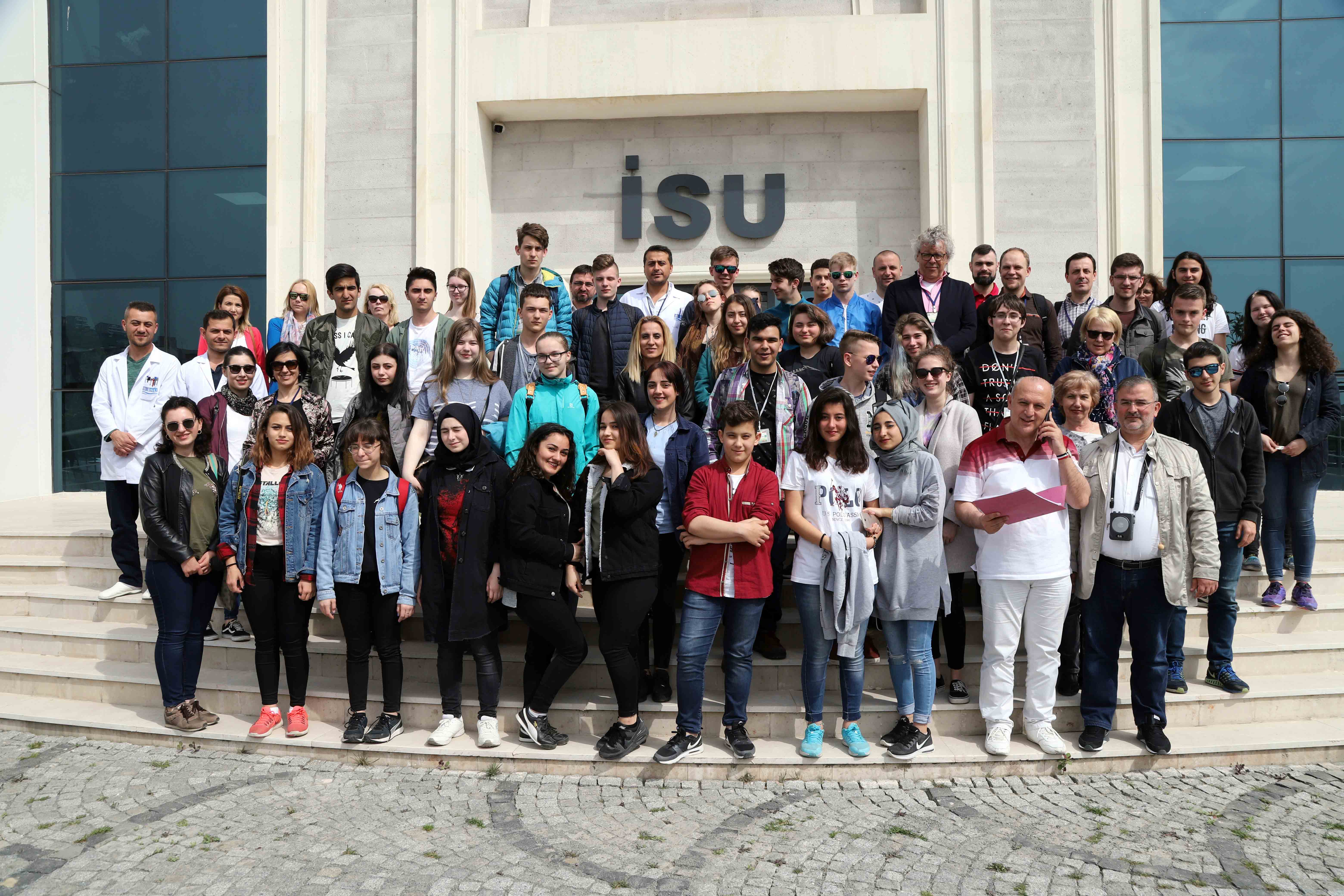 AVRUPALI ÖĞRENCİLER İSU TESİSLERİNİ GEZDİ